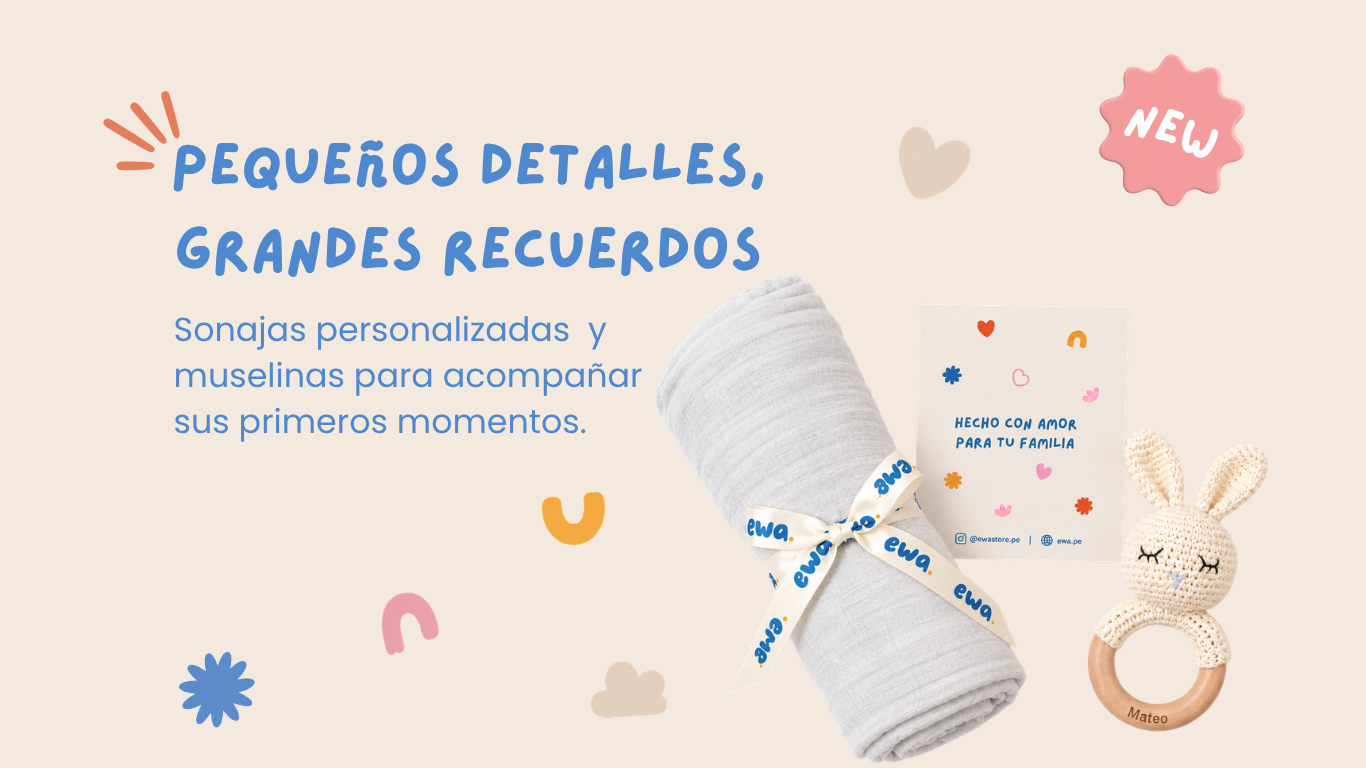 Pequeños detalles, grandes recuerdos: sonajas personalizadas y muselinas